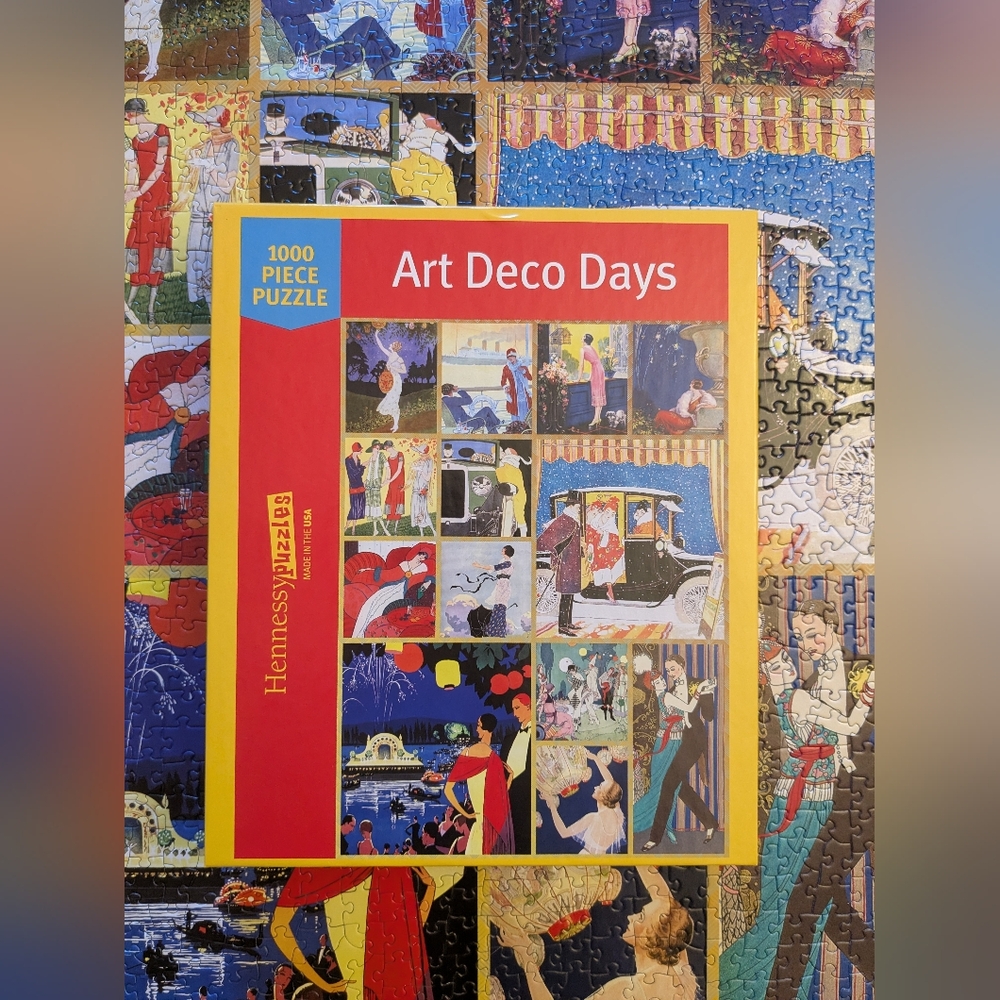 Hennessy Puzzles 1000 Piece Puzzle - Art Deco Days